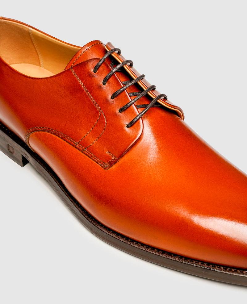 Shoepassion Rahmengenähte Plain Derby Herrenschuhe aus edlem Glattleder Shoepassion Vatertagsangebot