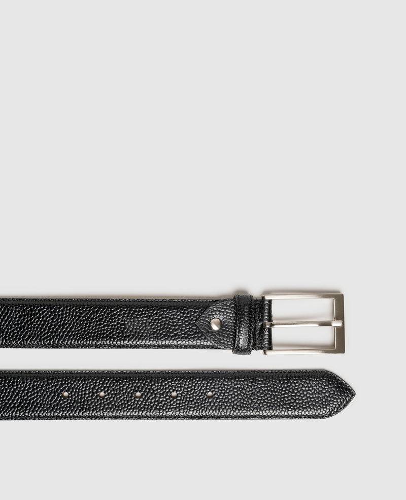 Shoepassion Markanter Herrengürtel aus Scotchgrain Leder Henry Stevens Shoepassion Exklusivangebot