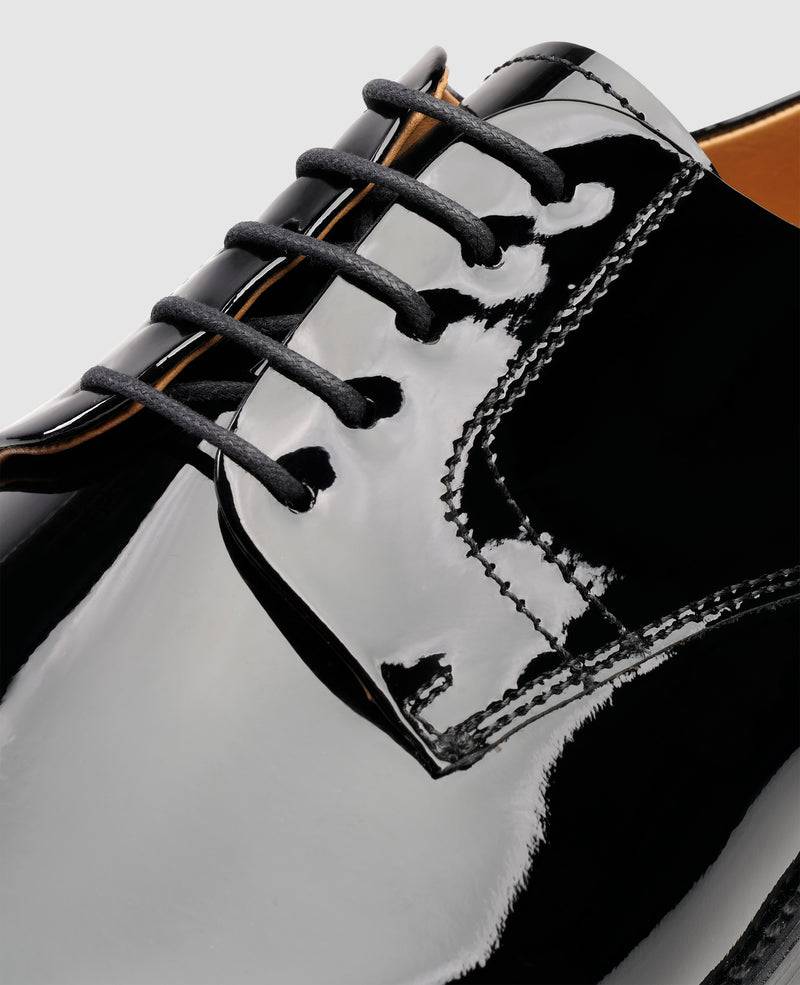 Shoepassion Rahmengenähter Herren Plain Derby Lackschuh Henry Stevens Shoepassion Bis zu 60% Rabatt