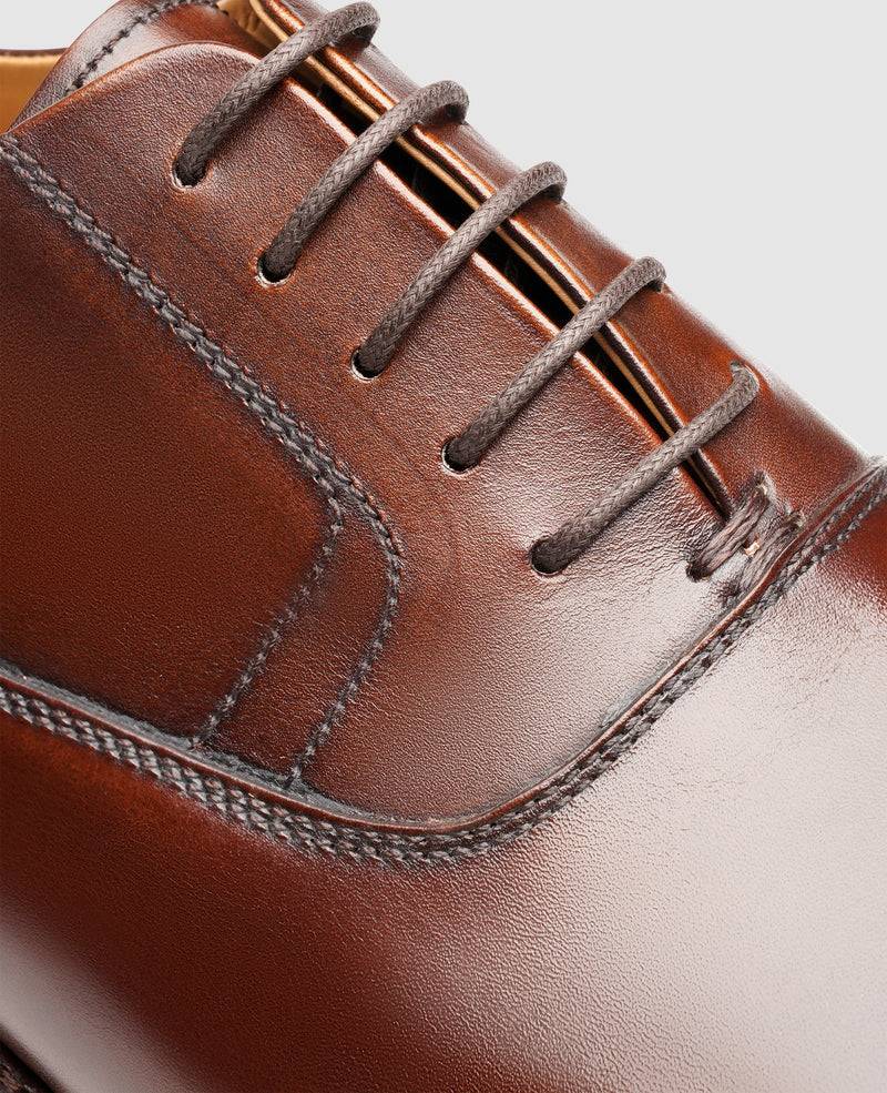 Shoepassion Handgefertigter Oxford Herrenschuh mit Patina Henry Stevens Shoepassion Riesige Rabatte