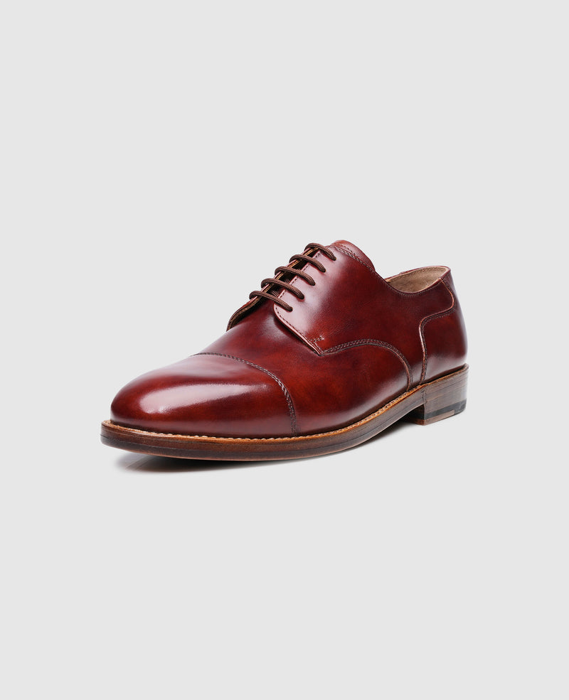 Shoepassion Heinrich Dinkelacker Captoe Derby aus Toscana Calf Shoepassion Clearance-Verkauf