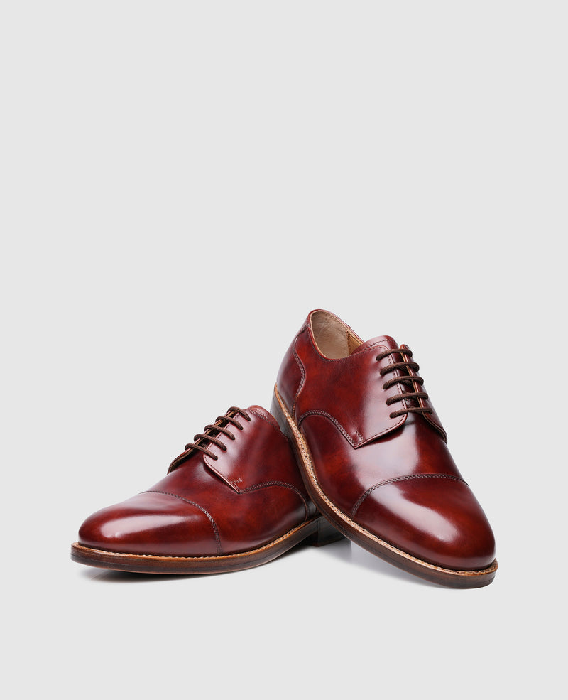 Shoepassion Heinrich Dinkelacker Captoe Derby aus Toscana Calf Shoepassion Clearance-Verkauf