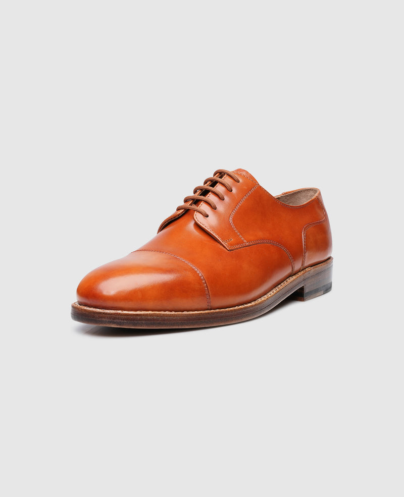 Shoepassion Heinrich Dinkelacker Captoe Derby aus Toscana Calf Shoepassion Kostenloser Versand international