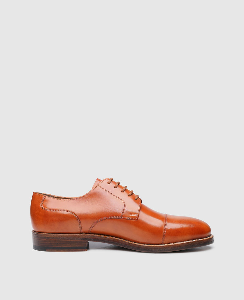 Shoepassion Heinrich Dinkelacker Captoe Derby aus Toscana Calf Shoepassion Kostenloser Versand international