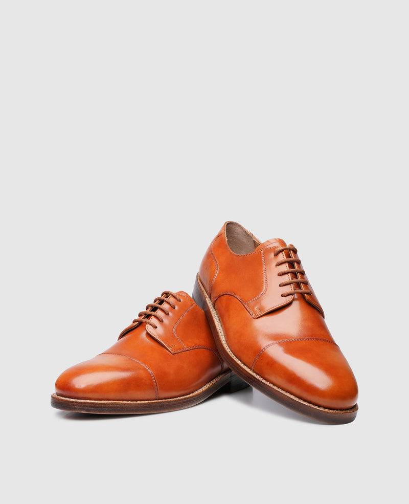 Shoepassion Heinrich Dinkelacker Captoe Derby aus Toscana Calf Shoepassion Kostenloser Versand international
