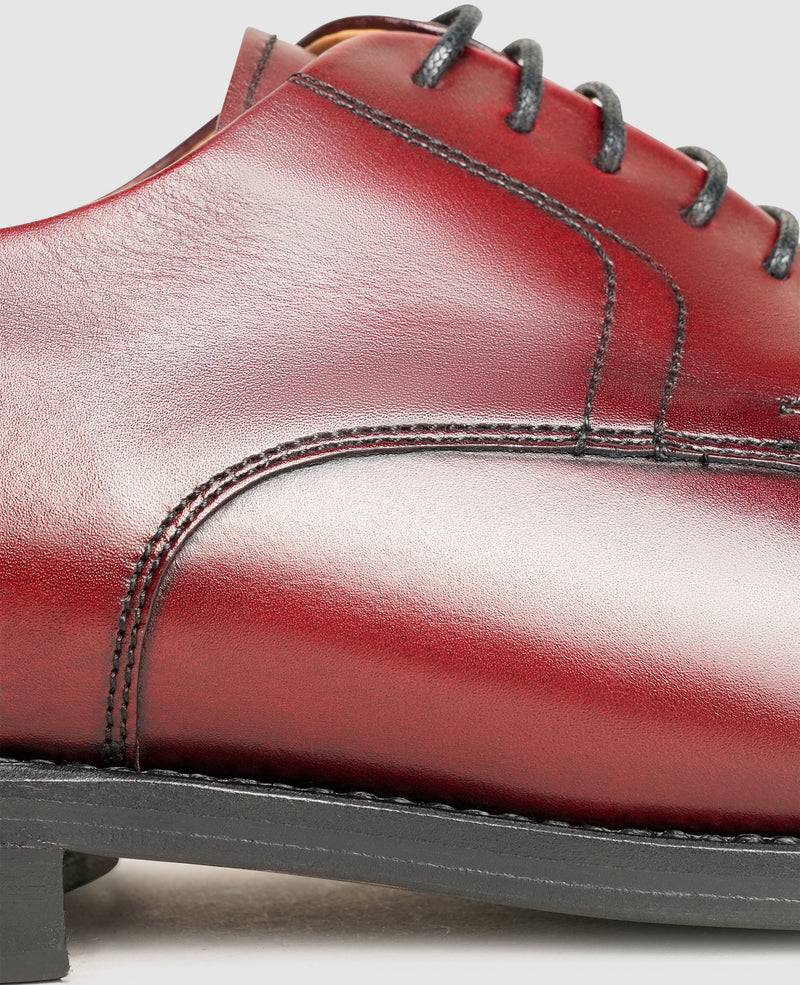 Shoepassion Rahmengenähter Derby Herrenschuh mit Patina Henry Stevens Shoepassion Outlet