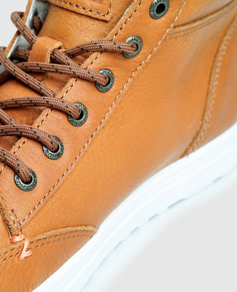 Shoepassion Herren High-Top Sneaker aus Rauleder HUB bei Shoepassion Neuheiten