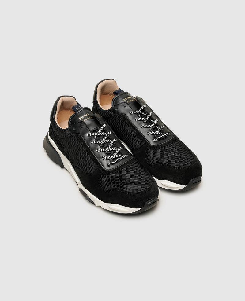 Shoepassion Dynamische Herren-Sneaker aus Leder und Textil| Zespà Shoepassion Bis zu 55% Rabatt