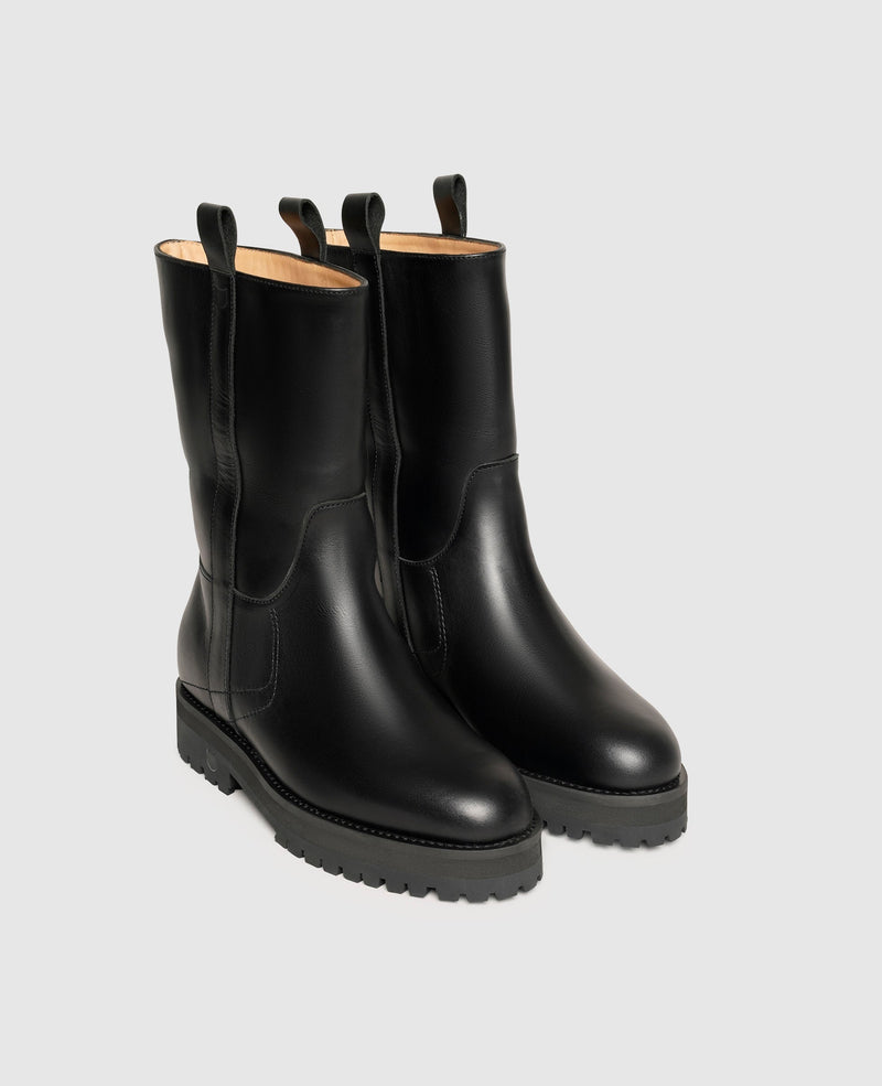 Shoepassion Gefütterte Leder-Schlupfstiefel für Damen Henry Stevens Shoepassion Kostenloser Versand international