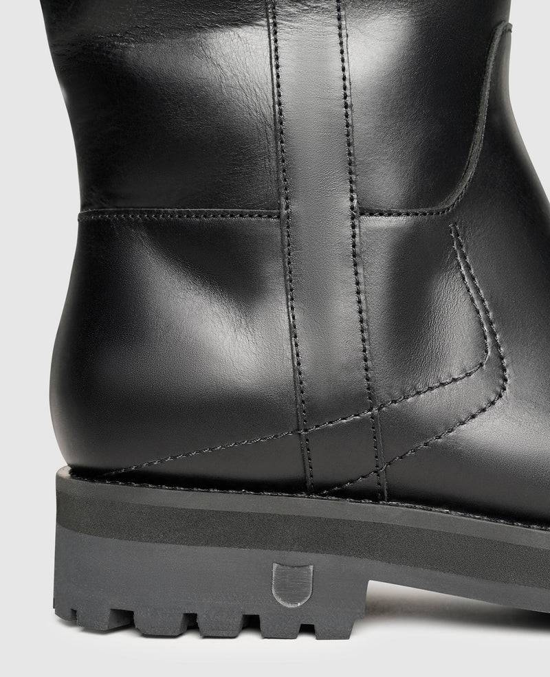 Shoepassion Gefütterte Leder-Schlupfstiefel für Damen Henry Stevens Shoepassion Kostenloser Versand international
