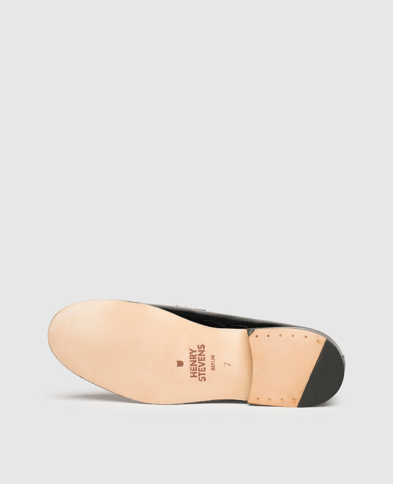 Shoepassion Rahmengenähter Blücher Damenschuh aus Lackleder Henry Stevens Shoepassion Fabrikladen