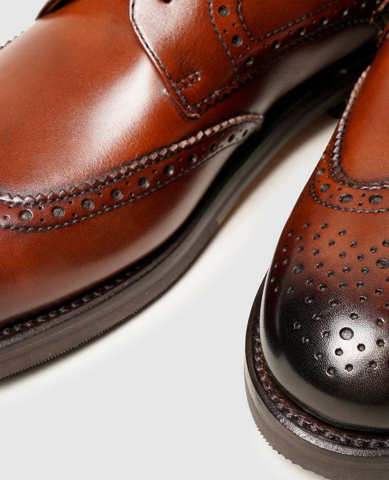 Shoepassion Verzierter Damenstiefel aus Softcalf mit Handfinish Henry Stevens Shoepassion Fabrikverkauf