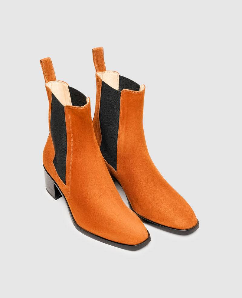 Shoepassion Chelsea Boot für Damen aus Ziegenvelours Henry Stevens Shoepassion Großer Ausverkauf