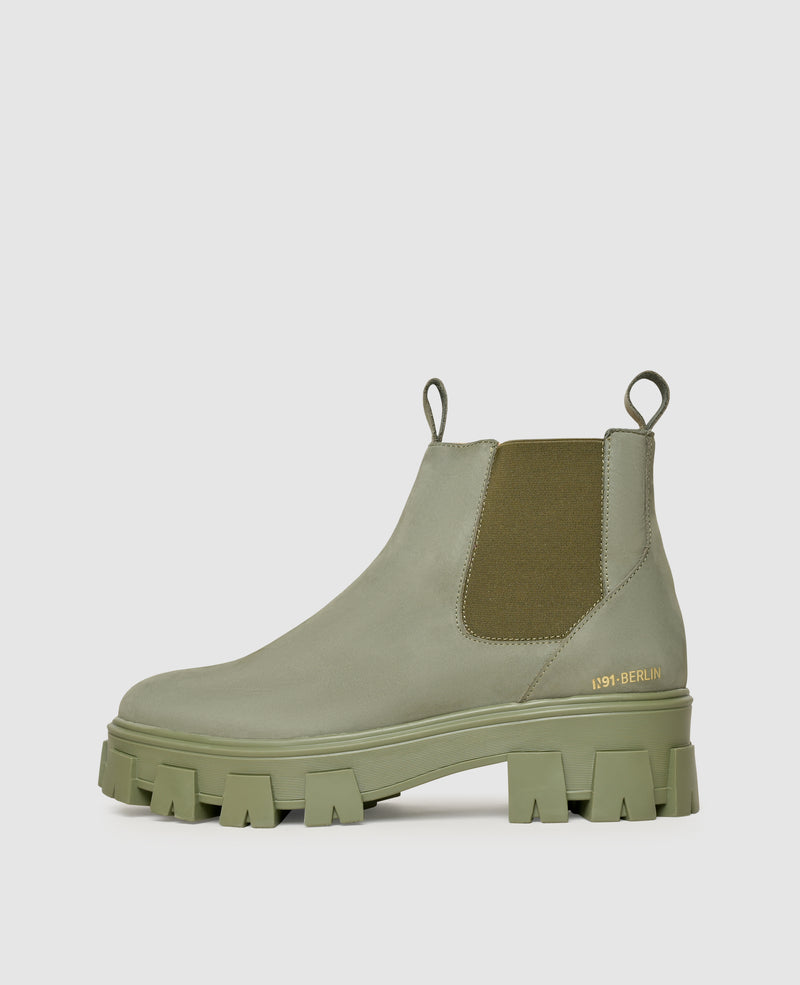 Shoepassion Chunky Chelsea Boot aus Nubuk für Damen N91 bei Shoepassion