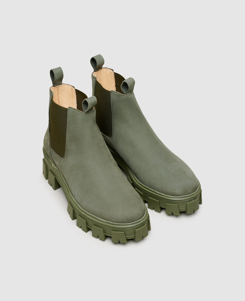 Shoepassion Chunky Chelsea Boot aus Nubuk für Damen N91 bei Shoepassion Weihnachtsangebot
