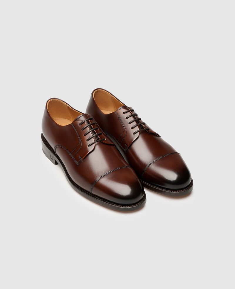 Shoepassion Handgefertigter Captoe Derby Damen-Lederschuh Henry Stevens Shoepassion Muttertagsangebot