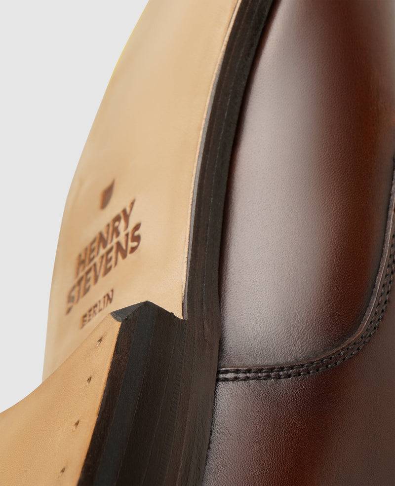 Shoepassion Handgefertigter Captoe Derby Damen-Lederschuh Henry Stevens Shoepassion Muttertagsangebot