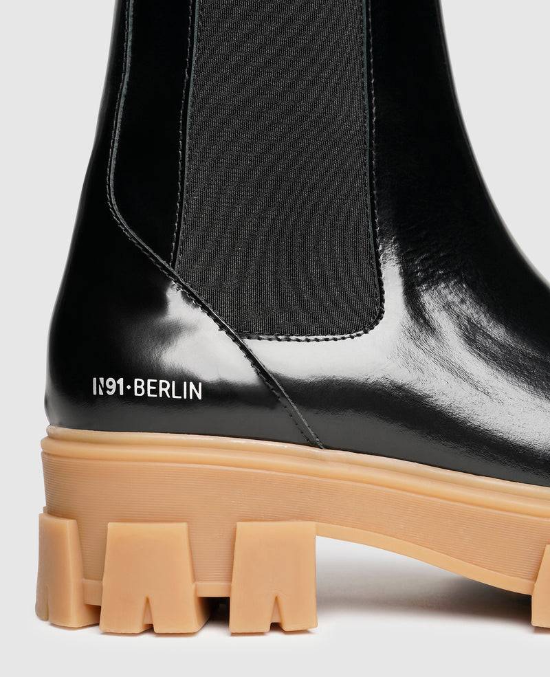 Shoepassion Chelsea-Boots aus Glattleder mit Plateausohle für Damen N91 Shoepassion Neueste Mode