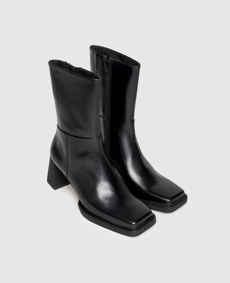 Shoepassion Angesagte Boots aus Glattleder mit hohem Blockabsatz Vagabond Shoepassion VIP-Rabatte
