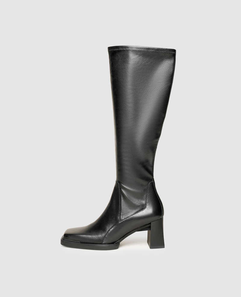 Shoepassion Hoher Statement Schaftstiefel für Damen aus Glattleder Vagabond Shoepassion