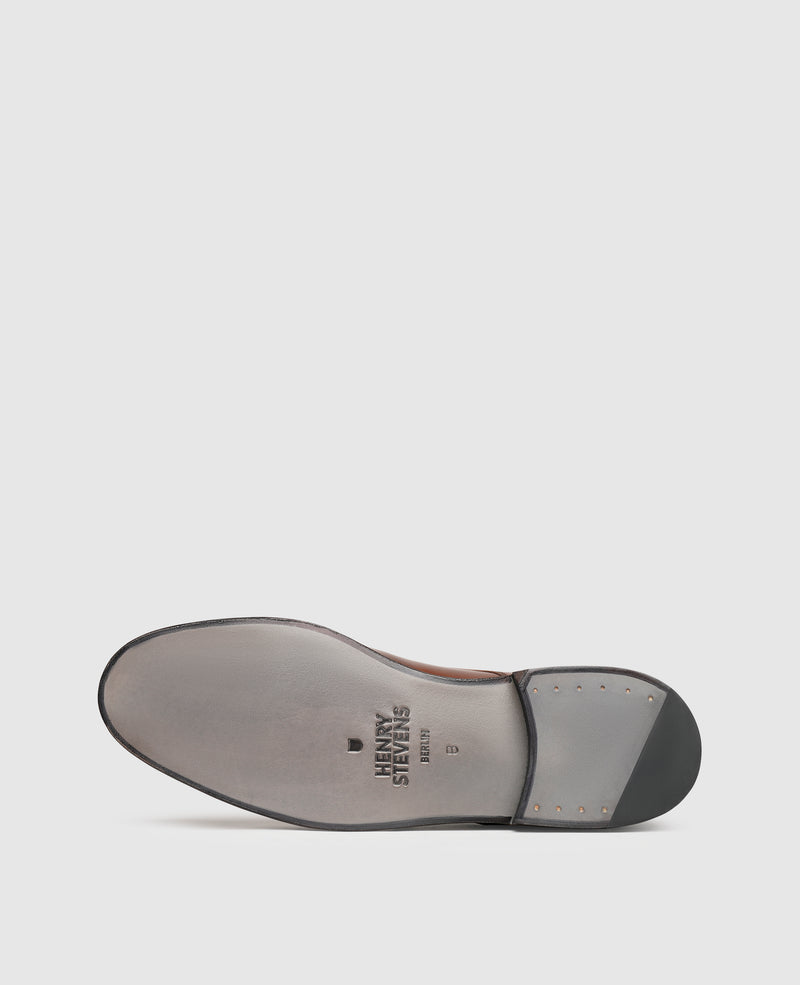 Shoepassion Rahmengenähter Captoe Derby Herrenschuh aus Leder Henry Stevens Shoepassion Fabrikladen