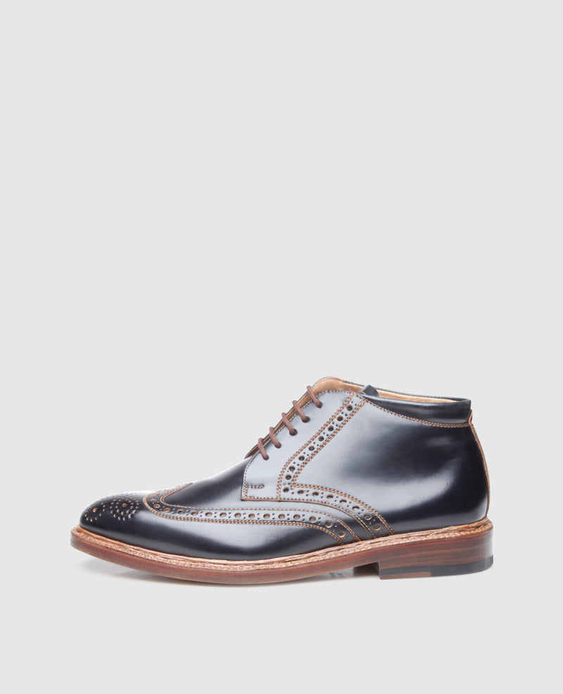 Shoepassion Luxuriöser Herren Boot aus Shell Cordovan Heinrich Dinkelacker Shoepassion