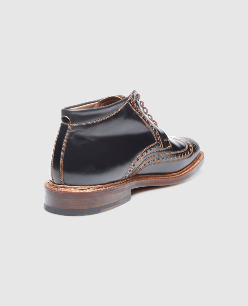 Shoepassion Luxuriöser Herren Boot aus Shell Cordovan Heinrich Dinkelacker Shoepassion Outlet
