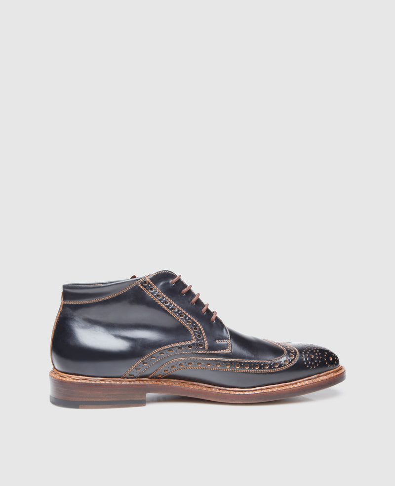 Shoepassion Luxuriöser Herren Boot aus Shell Cordovan Heinrich Dinkelacker Shoepassion Outlet