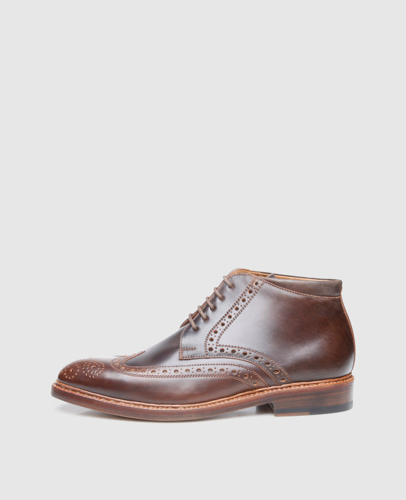 Shoepassion Luxuriöser Herren Boot aus Shell Cordovan Heinrich Dinkelacker Shoepassion