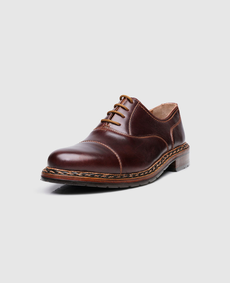 Shoepassion Heinrich Dinkelacker Modischer Captoe Oxford mit Zopfrahmen Shoepassion Riesige Rabatte