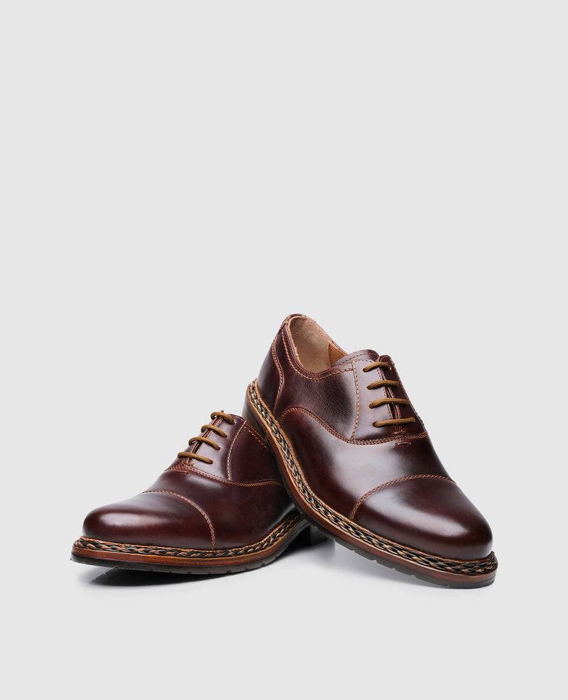 Shoepassion Heinrich Dinkelacker Modischer Captoe Oxford mit Zopfrahmen Shoepassion Riesige Rabatte