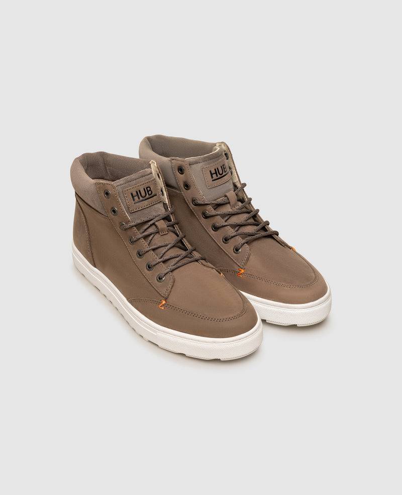 Shoepassion Herren High-Top Sneaker aus Rauleder HUB bei Shoepassion Kostenloser Versand international