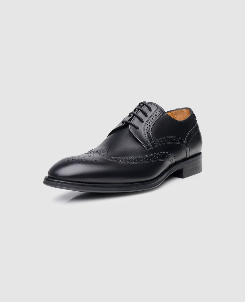 Shoepassion Handgefertigter Full-Brogue Derby Herrenschuh Comfort Line Shoepassion Auslauf
