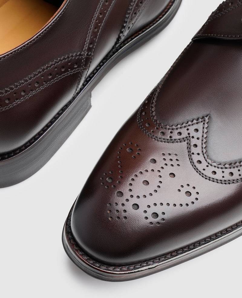Shoepassion Handgefertigter Full-Brogue Derby Herrenschuh Comfort Line Shoepassion Hotsell