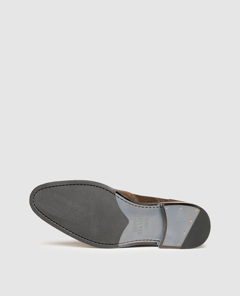 Shoepassion Flexible Herren-Boots aus Velours mit Verzierung Henry Stevens Shoepassion Kostenloser Versand