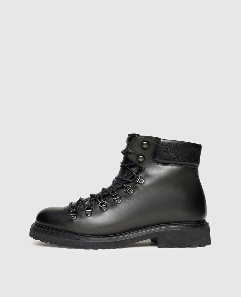 Shoepassion Handgefertigter Herrenstiefel im Bergsteiger-Look Henry Stevens Shoepassion