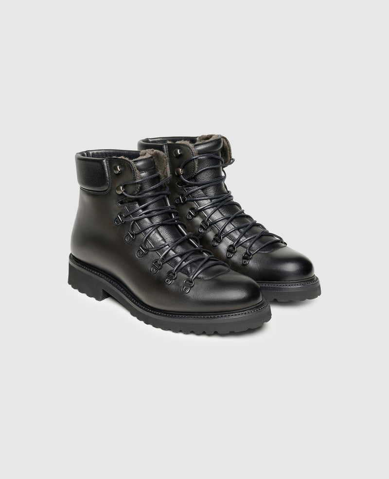 Shoepassion Handgefertigter Herrenstiefel im Bergsteiger-Look Henry Stevens Shoepassion Fabrik Onlineshop