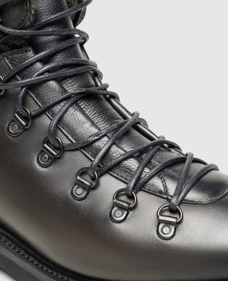 Shoepassion Handgefertigter Herrenstiefel im Bergsteiger-Look Henry Stevens Shoepassion Fabrik Onlineshop