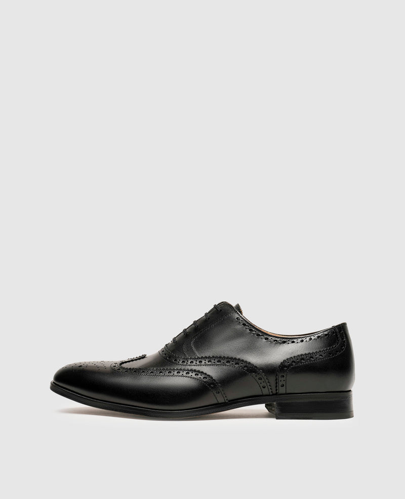Shoepassion Klassische Full-Brogue Oxford Herrenschuhe aus Glattleder Shoepassion