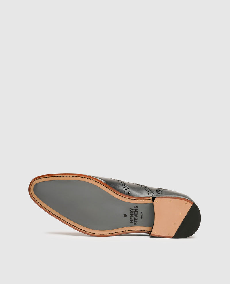 Shoepassion Klassische Full-Brogue Oxford Herrenschuhe aus Glattleder Shoepassion Flash Sale