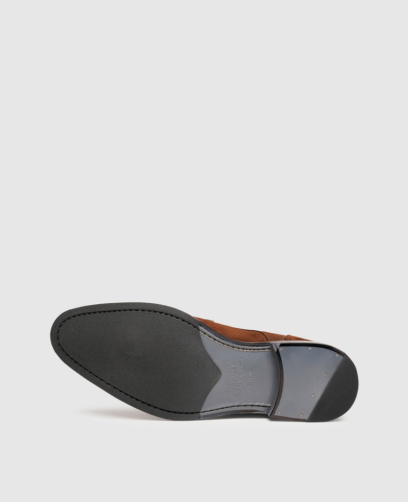 Shoepassion Flexible Derby-Boots für Herren aus Velours Henry Stevens Shoepassion Online Shopping