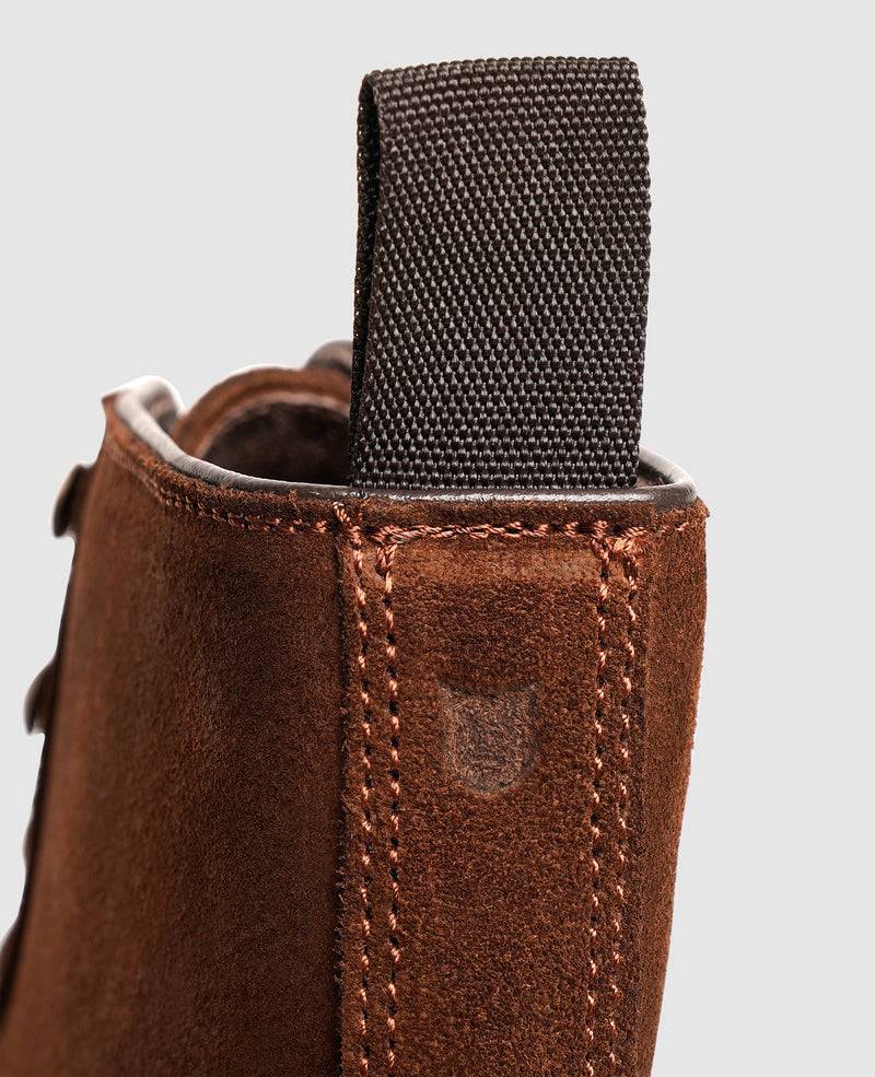 Shoepassion Flexible Derby-Boots für Herren aus Velours Henry Stevens Shoepassion Online Shopping