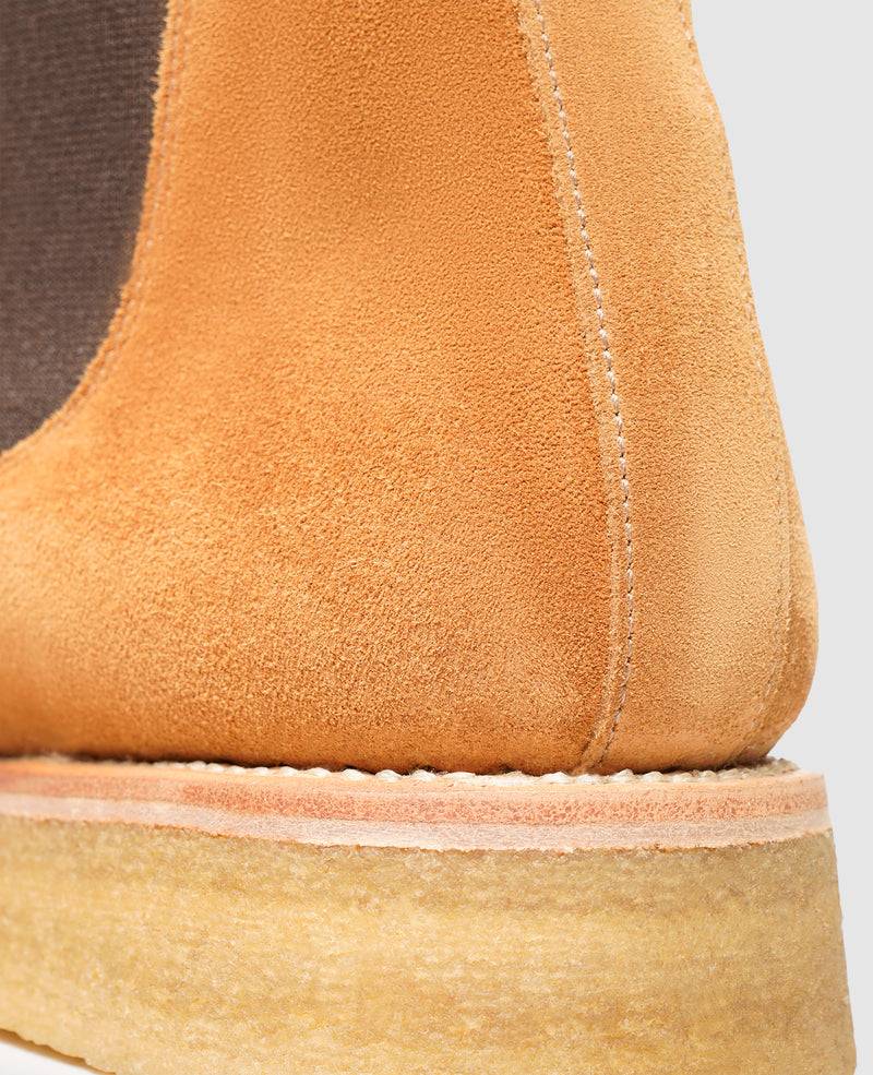 Shoepassion Rahmengenähte Herren Chelsea Boots aus Velours Henry Stevens Shoepassion Osterangebot