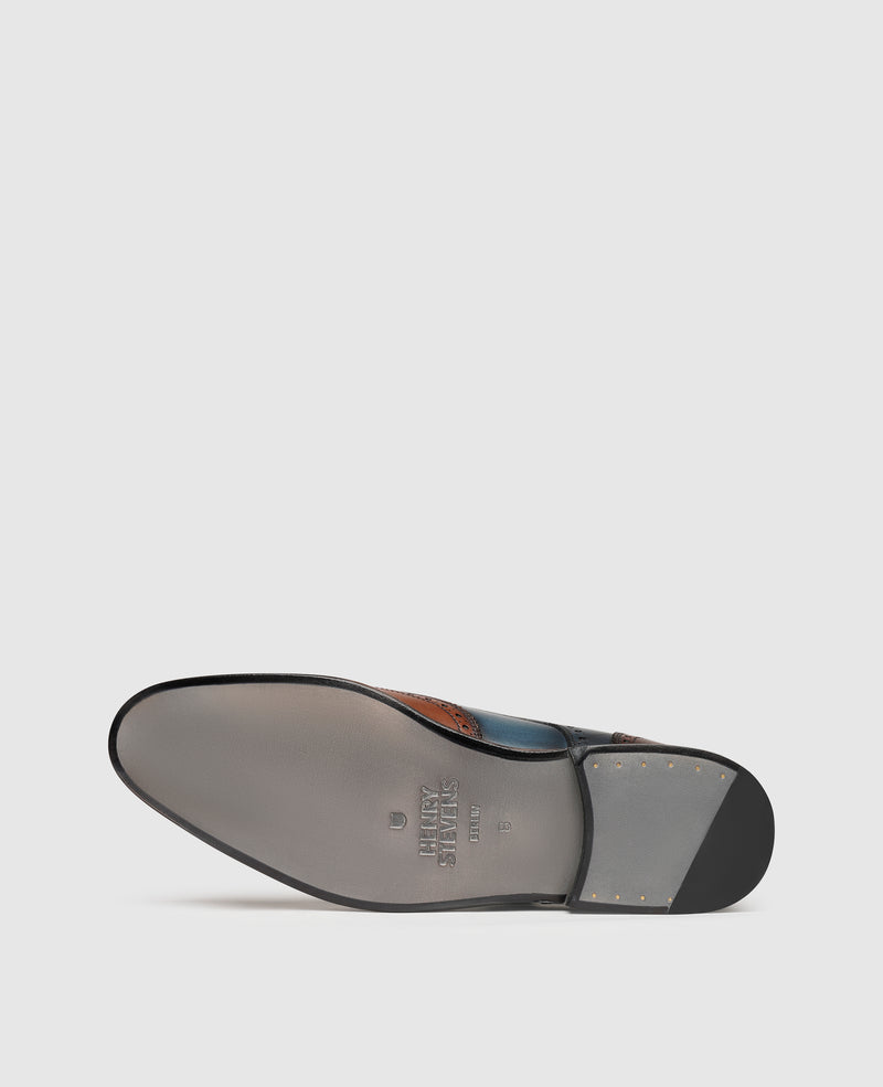 Shoepassion Zweifarbiger Full-Brogue Derby Herrenschuh Henry Stevens Shoepassion Muttertagsangebot