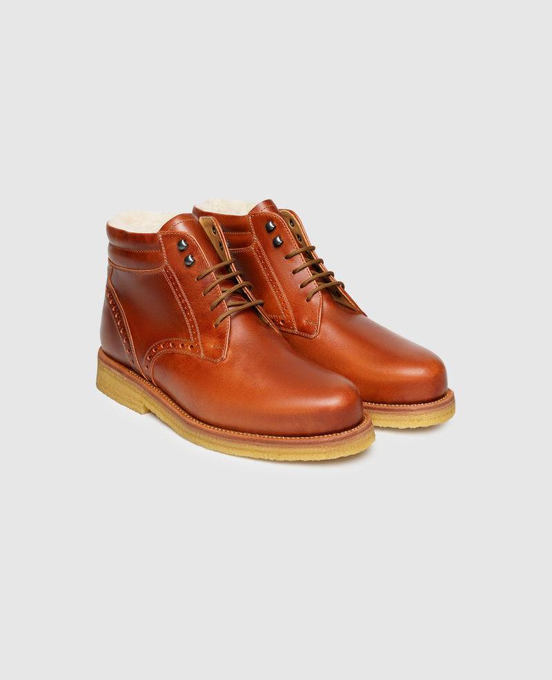 Shoepassion Edle Herren-Boots mit Lammfell-Futter von Heinrich Dinkelacker Shoepassion Vatertagsangebot