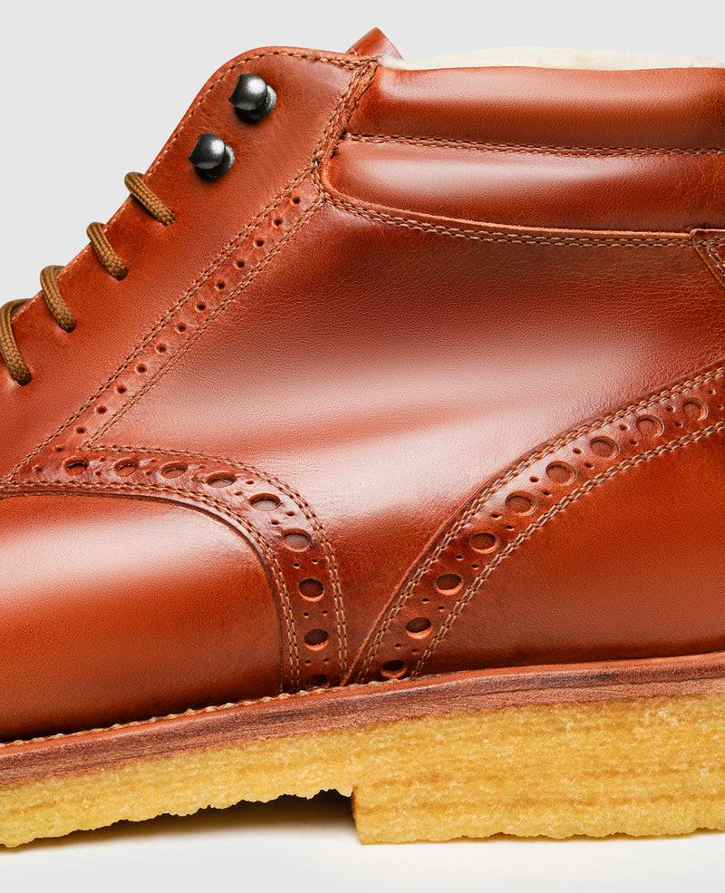 Shoepassion Edle Herren-Boots mit Lammfell-Futter von Heinrich Dinkelacker Shoepassion Vatertagsangebot