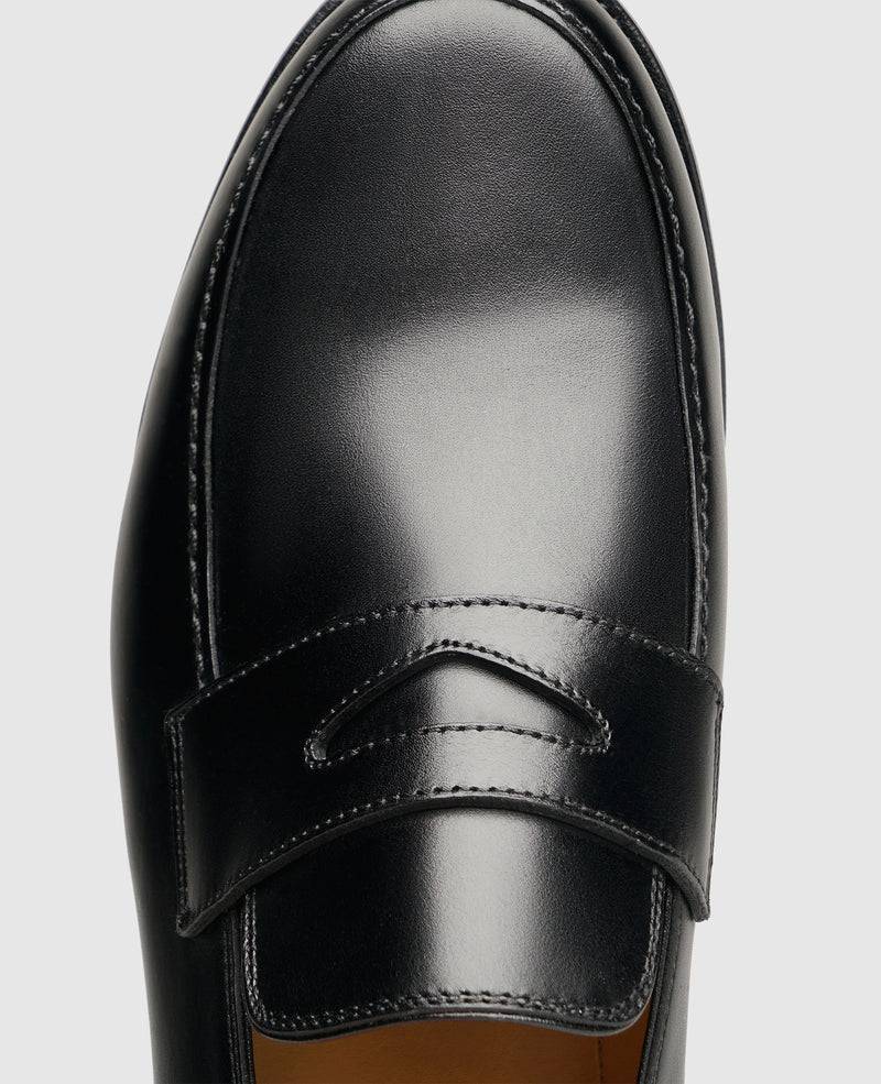Shoepassion Rahmengenähter Herren Penny Loafer aus Glattleder Henry Stevens Shoepassion Valentinstagsangebot
