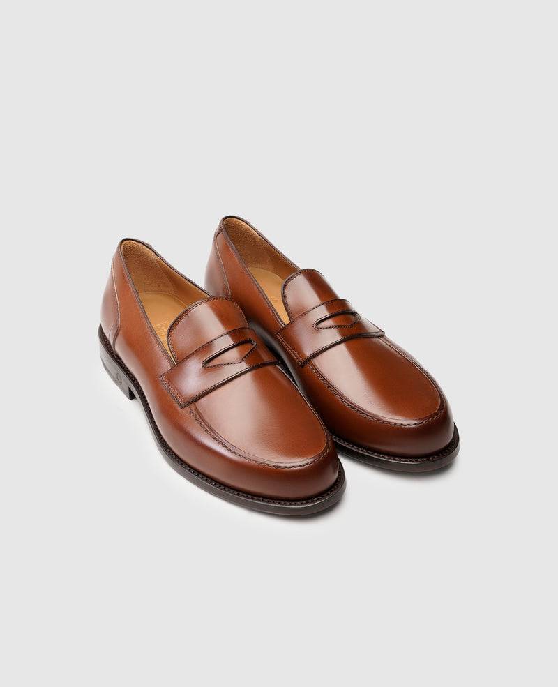 Shoepassion Rahmengenähter Herren Penny Loafer aus Glattleder Henry Stevens Shoepassion Jubiläumsangebot