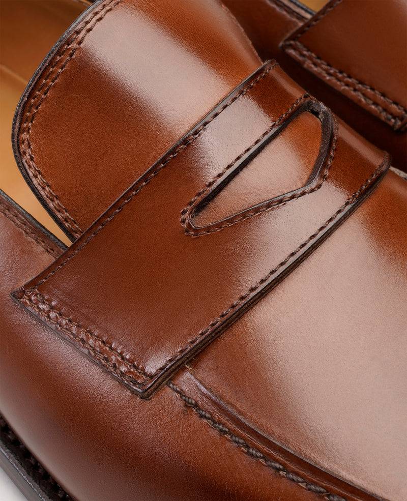 Shoepassion Rahmengenähter Herren Penny Loafer aus Glattleder Henry Stevens Shoepassion Jubiläumsangebot