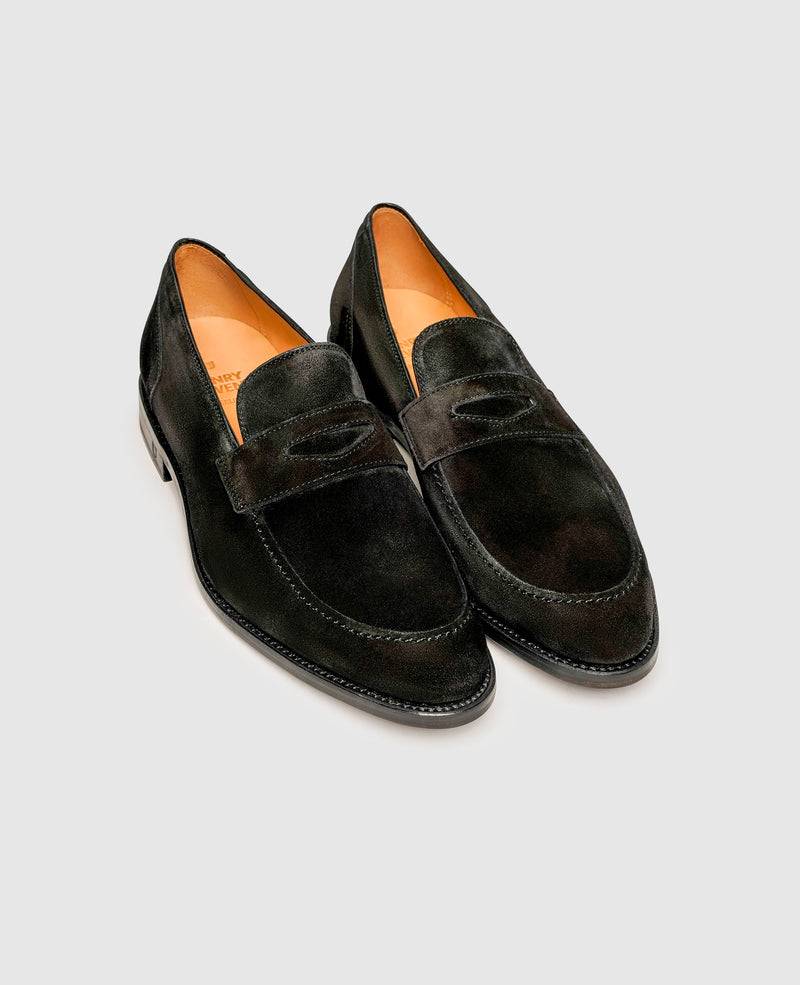 Shoepassion Luftiger Penny Loafer für Herren aus Velours Henry Stevens Shoepassion 2025